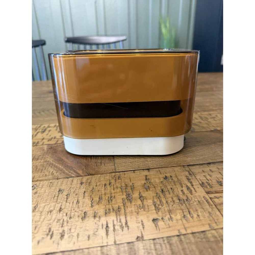 Vintage Terraillon Export 4000 Kitchen Scale Retro Amber France 1970s
